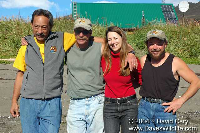 Bears 2004 by David Cary: Charlie, Perry, Angela & Tim